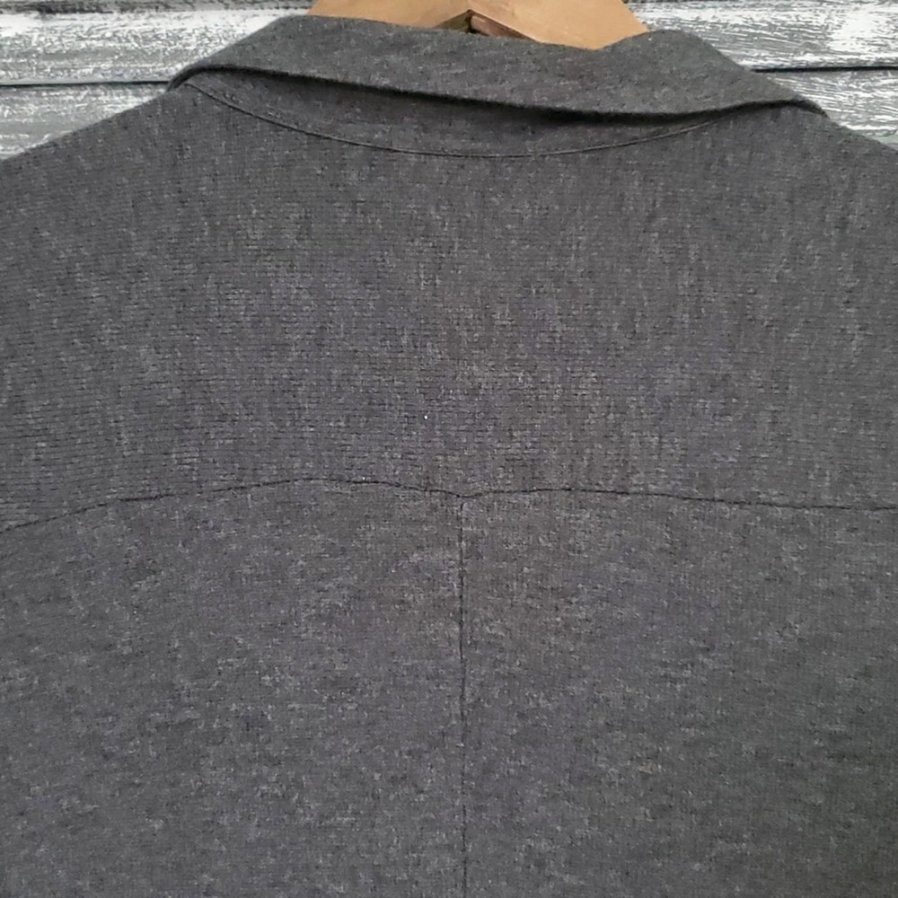Bordeaux Woman's Small Modal Charcoal grey collared shirt - Picture 6 of 7